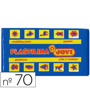 Plastilina jovi 70 azul oscuro unidad tamaño pequeño