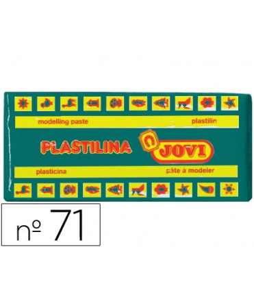 Plastilina jovi 71 verde oscuro unidad tamaño mediano