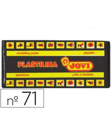 Plastilina jovi 71 negro unidad tamaño mediano