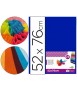 Papel seda liderpapel azul 52x76 cm 18 gr paquete de 25 hojas