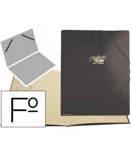 Carpeta clasificador carton compacto saro folio negra 12 departamentos