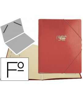 Carpeta clasificador carton compacto saro folio roja 12 departamentos