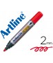 Rotulador artline marcador permanente 170 rojo punta redonda 2 mm antisecado