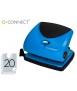 Taladrador q-connect kf02155 azul abertura 2 mm capacidad 20 hojas