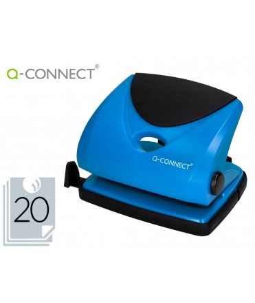 Taladrador q-connect kf02155 azul abertura 2 mm capacidad 20 hojas