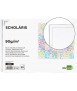 Bloc dibujo liderpapel escolar espiral 230x325mm 20 hojas 90 gr/m2 con recuadro