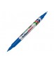 Rotulador artline marcador permanente ek-041t azul doble punta 0.4 y 1.0 mm