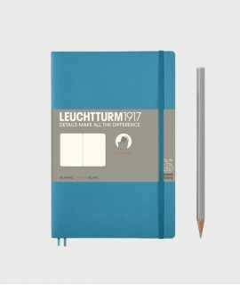 Llibreta Leuchtturm1917 B6. Tapa tova Stone blue. Acabat llis