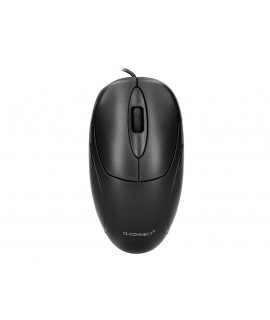 Raton q-connect optico 800 dpi usb 1,5 ghz negro