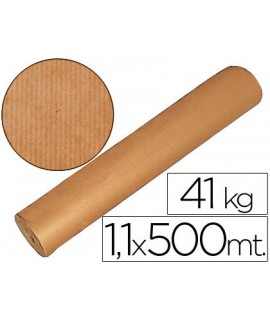 Papel kraft marron bobina 1,10 mt x 500 mt especial para embalaje