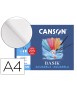 Papel acuarela basik canson din a4+ 370 gr pack de 6 hojas