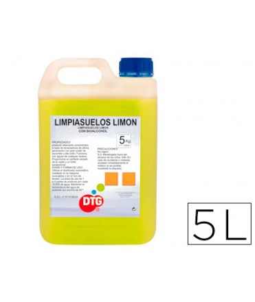 Limpiasuelos aroma limon garrafa de 5 litros