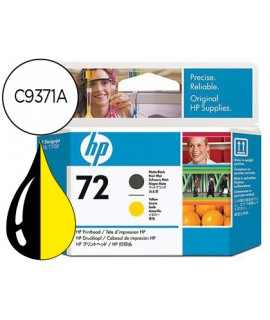 Ink-jet hp 72 cabezal negro mate y amarillo designjet t610/1100