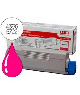 Toner oki c5850/5950/mc560 magenta -6000pag- type c11