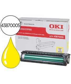 Tambor oki c5650/5750 amarillo 20000 paginas