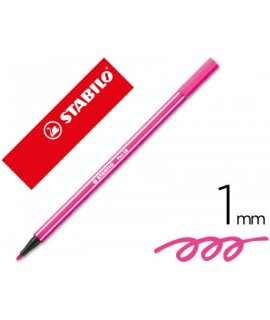 Rotulador stabilo acuarelable pen 68 rosa punta gruesa 1mm