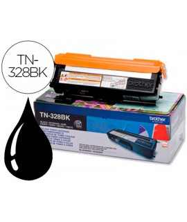 Toner brother tn-328bk negro -6,000pag- hl-4570cdw dcp-9270cdw mfc-9970cdw