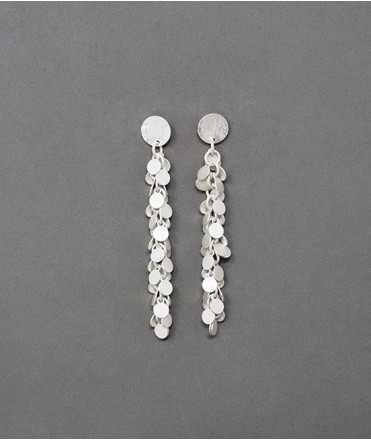 Pendientes Clemens A, plata