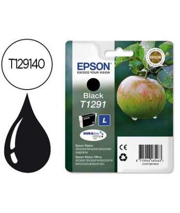 Ink-jet epson stylus t1291 negro sx420w / 425w / office bx305f / bx320f -alta capacidad-