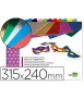 Bloc trabajos manuales liderpapel cartulina metalizada 240x315mm 10 hojas colores surtidos