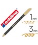 Rotulador edding punta fibra 1200 oro n. 53 punta redonda 1-3 mm