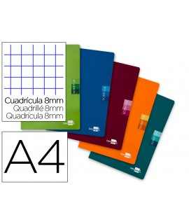 Çibreta liderpapel scriptus a4 48 hojas 90g/m2 cuadro 8mm conmargen