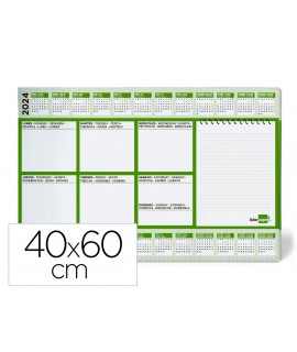 Planning sobremesa semanal liderpapel 40x60 cm 80 gr 60 hojas 2026-2027