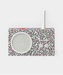 Radio Tykho 3 Lexon x Keith Haring Love, blanco