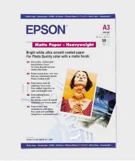 Paper Epson Mat alt gramatge DIN A3. 50 fulls