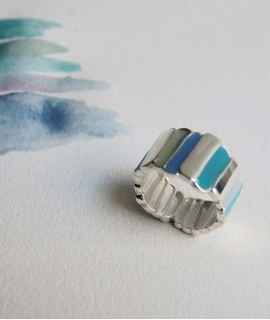 Anillo de plata Palette