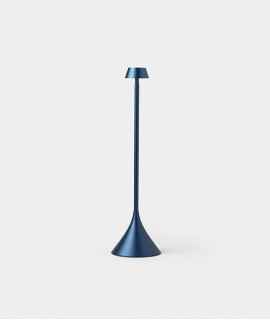 Llum de sobretaula Steli Shade, blau fosc 