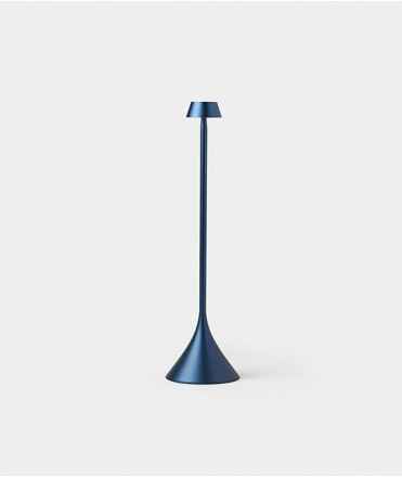 Lámapra de sobremesa Steli Shade, azul oscuro