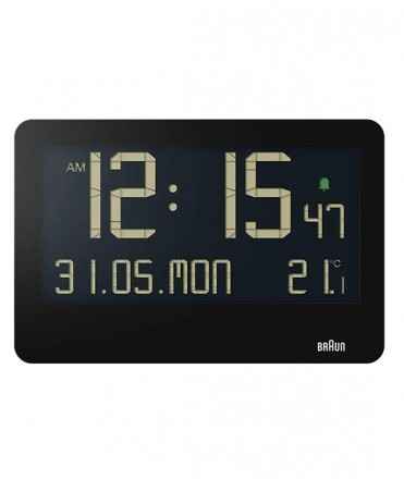 Rellotge digital de paret Braun BC14B, Negre