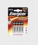 Piles AAA Energizer 1,5V, LR03. 4 unitats