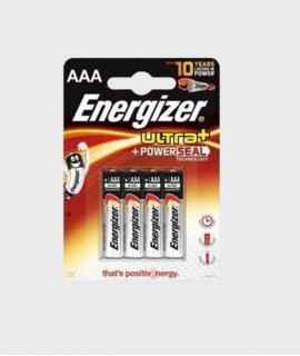 Piles AAA Energizer 1,5V, LR03. 4 unitats