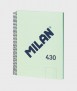 Libreta Milan 430, A4. Verde