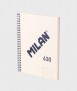 Libreta Milan 430, A5. Beige