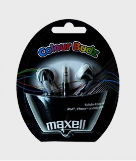 Auriculares Maxell Color Budz 1.2M