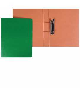 Carpeta, 2 anelles quadrades. Llom 3 cm. Mida: 34x26x3. Color cuir